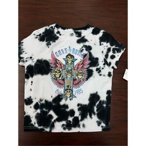 NWT Guns N Roses Tie Dye Baby Tee Size Medium